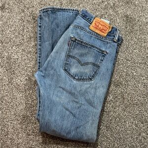 Vintage 90s Levi’s 501 Jeans Men’s Size 32x32 Button Fly Straight Leg Made Egypt